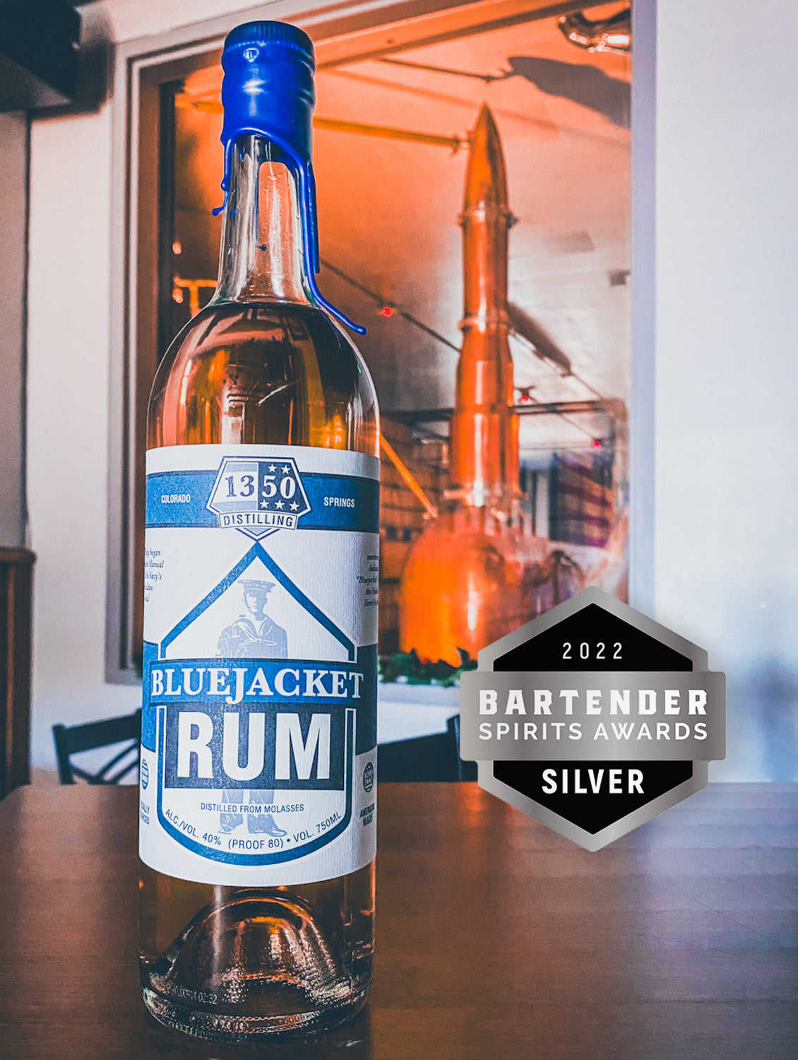 Bluejacket Rum - Covid Edition Bottle